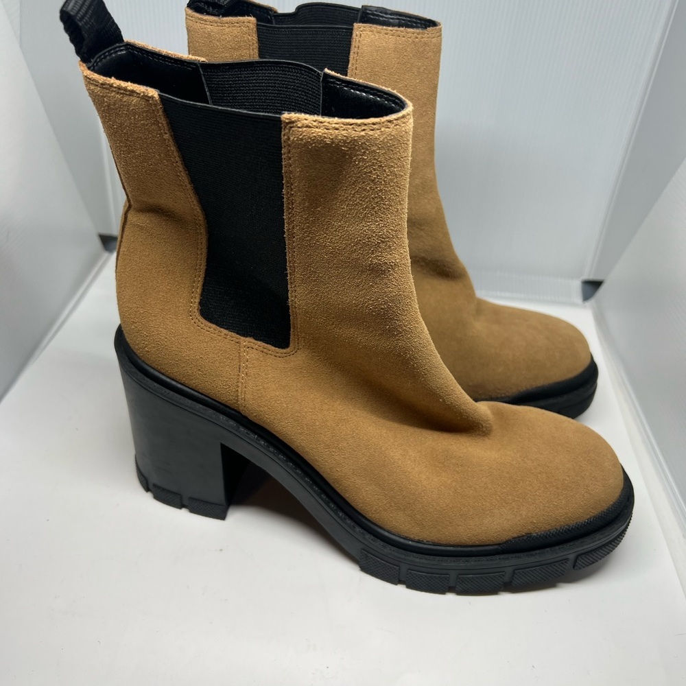 Marc Fisher Vanlisa Suede leather Ankle Boots 8M - Picture 3 of 7
